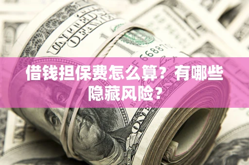 北京借钱担保费怎么算？有哪些隐藏风险？