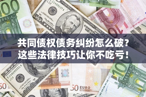 北京共同债权债务纠纷怎么破？这些法律技巧让你不吃亏！