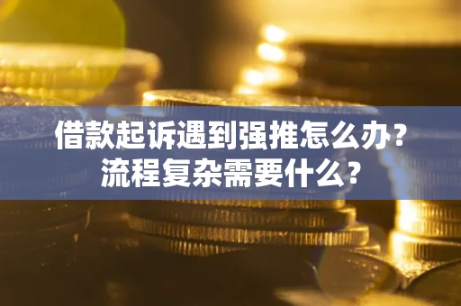 北京借款起诉遇到强推怎么办？流程复杂需要什么？