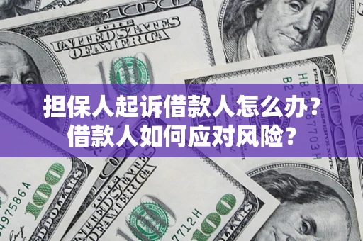 北京担保人起诉借款人怎么办？借款人如何应对风险？