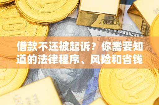 北京借款不还被起诉？你需要知道的法律程序、风险和省钱技巧